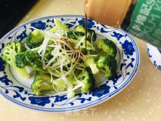 葱香豉油西兰花的做法步骤：8