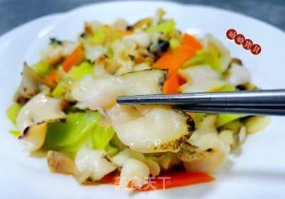莴笋胡萝卜爆螺片的做法步骤：15