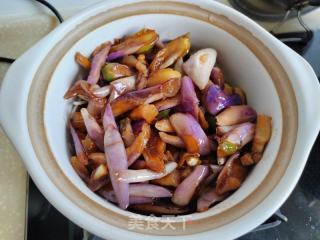 五花肉茄子粉丝煲的做法步骤：10