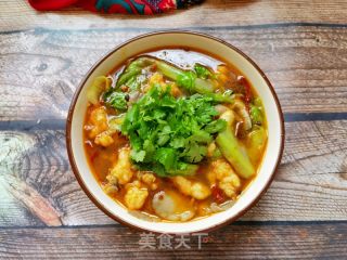 生菜平菇烩虾滑的做法步骤：11
