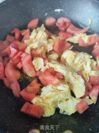 西红柿鸡蛋荞麦面的做法步骤：9
