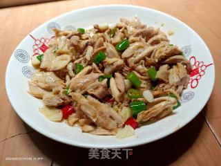 凉拌鸡腿肉的做法步骤：5