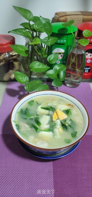 煎蛋粉肠瘦肉枸杞叶汤的做法步骤：9