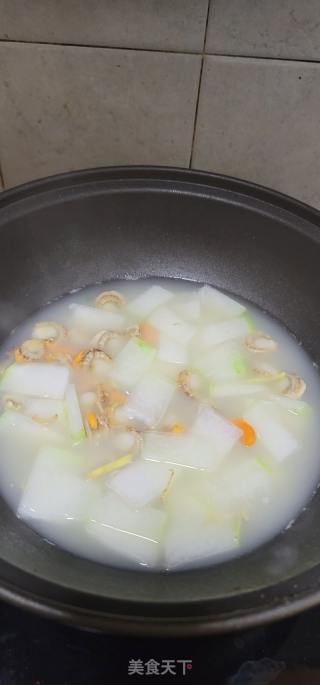 扇贝肉冬瓜汤的做法步骤：7