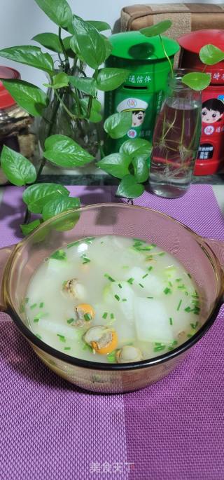 扇贝肉冬瓜汤的做法步骤：10