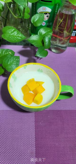 芒果双皮奶冻的做法步骤：7