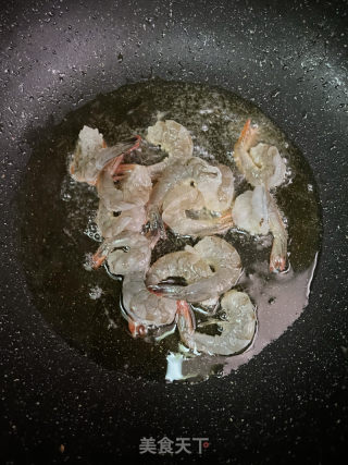 西兰花炒虾仁的做法步骤：5