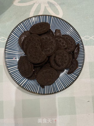 奥利奥咸奶油蛋糕的做法步骤：2