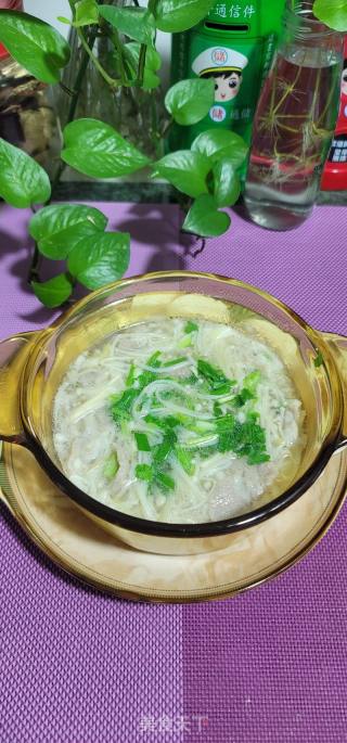金针菇肉片汤的做法步骤：13