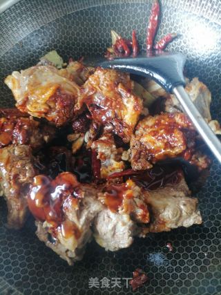 红烧牛排骨的做法步骤：9