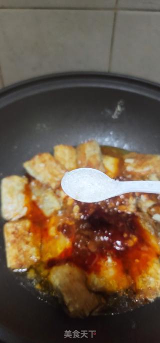 麻婆酱焖带鱼的做法步骤：11