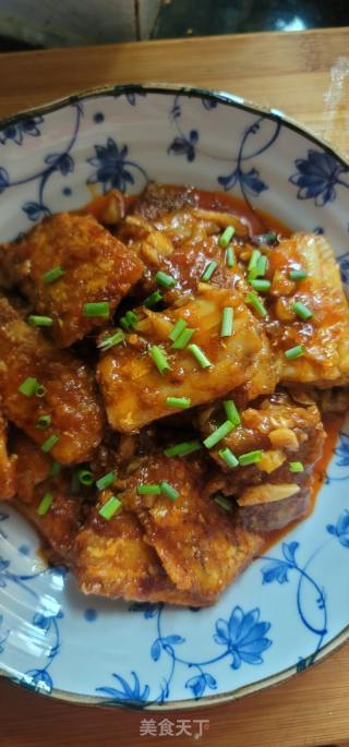 麻婆酱焖带鱼的做法步骤：14