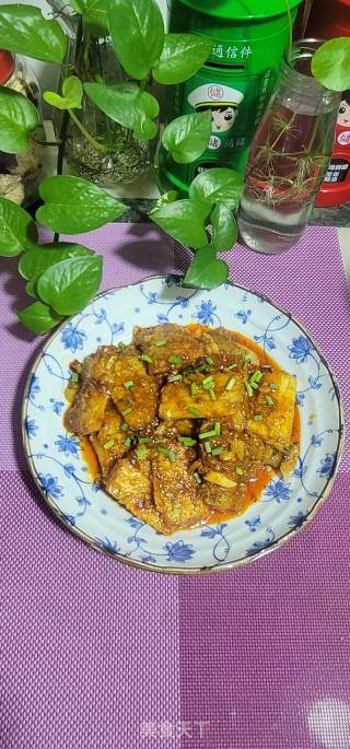 麻婆酱焖带鱼的做法步骤：15