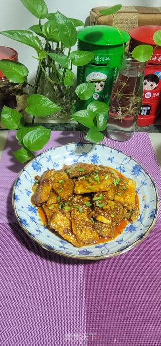 麻婆酱焖带鱼的做法步骤：16