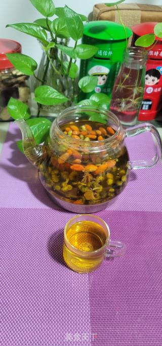 胎菊杞子茶的做法