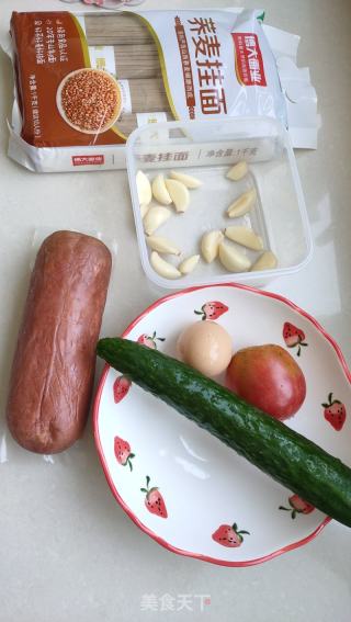 荞麦凉面的做法步骤：1