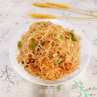 炒米粉的做法步骤：14