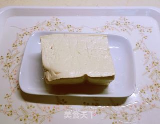 芝麻酱拌豆腐的做法步骤：1