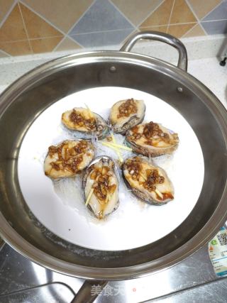 鲍鱼蒸粉丝的做法步骤：8