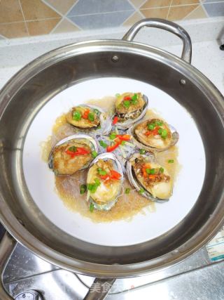 鲍鱼蒸粉丝的做法步骤：10