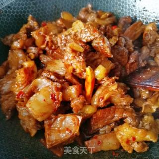 牛腩烧豆腐的做法步骤：8