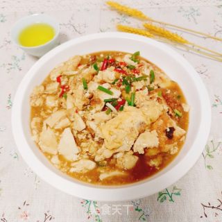 鸡蛋烧豆腐的做法