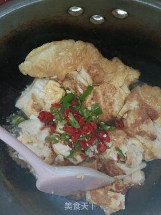 鸡蛋烧豆腐的做法步骤：8