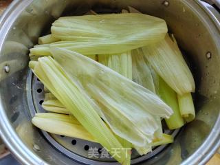 鲜玉米蒸糕的做法步骤：5