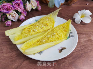鲜玉米蒸糕的做法步骤：6