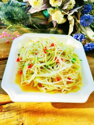 炒绿豆芽的做法步骤：6