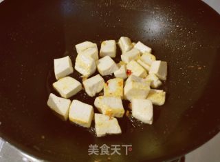 小白菜炒豆腐的做法步骤：4