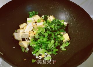 小白菜炒豆腐的做法步骤：6