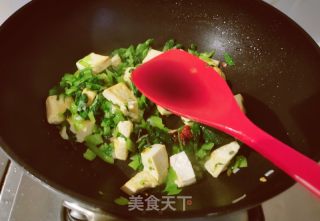 小白菜炒豆腐的做法步骤：7