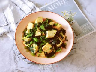 小白菜炒豆腐的做法步骤：11