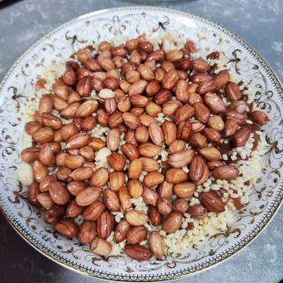 瘦肉花生糯米饭的做法步骤：4