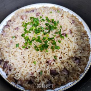 瘦肉花生糯米饭的做法步骤：7