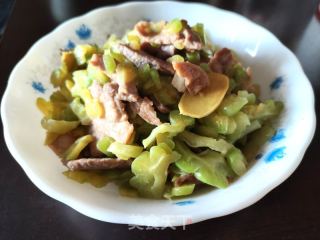苦瓜炒肉片的做法步骤：8