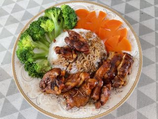 照烧鸡腿饭的做法