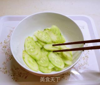 黑椒米醋黄瓜片的做法步骤：8