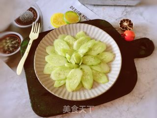 黑椒米醋黄瓜片的做法步骤：9