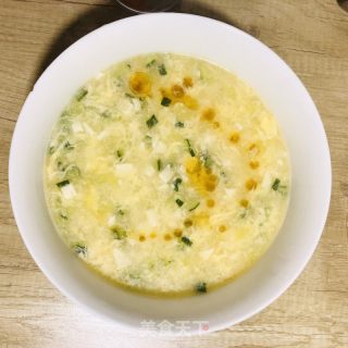 黄瓜豆腐鸡蛋汤的做法步骤：5