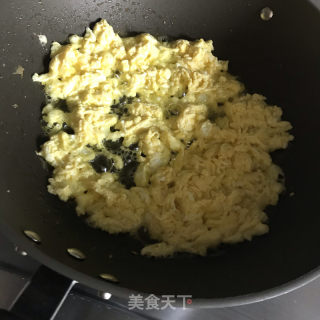 小葱蛋炒饭的做法步骤：5