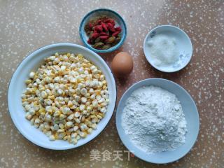 鸡蛋鲜玉米碗糕的做法步骤：1