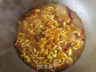 豆芽毛肚的做法步骤：10