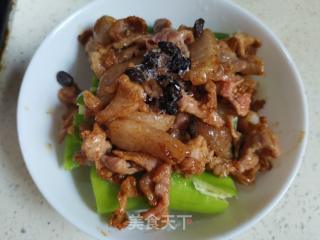 青椒蒸肉的做法步骤：6