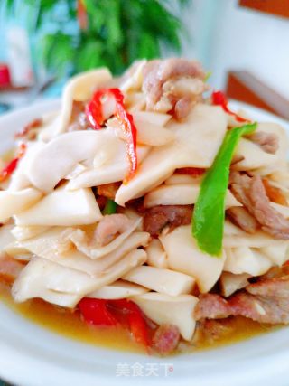 杏鲍菇炒肉的做法步骤：12