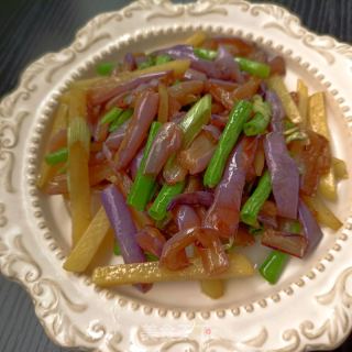 豆角土豆炒茄子的做法步骤：13