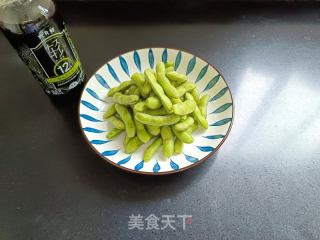 醪糟毛豆的做法步骤：1