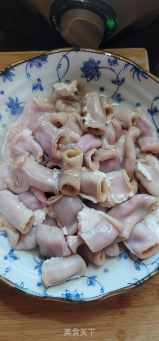 酱炒竹肠的做法步骤：5