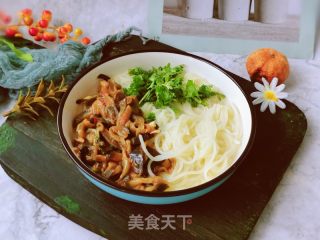茄丝香菜拌面的做法步骤：12